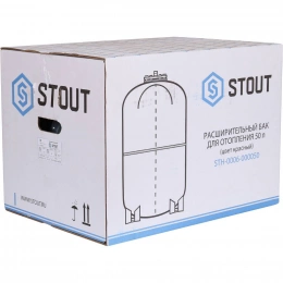 Расширительный бак на отопление 50 л (цвет красный) Stout