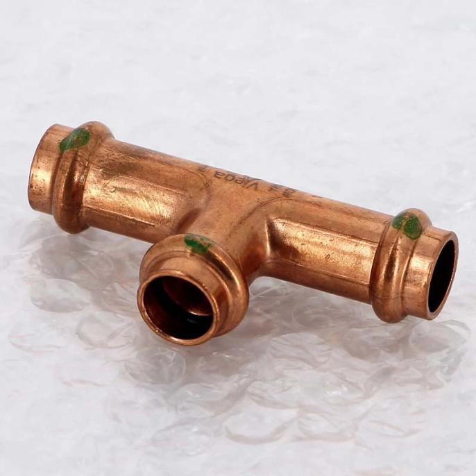 Тройник пресс медь Profipress Viega 12