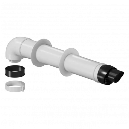 Комплект дымохода конденсационный Rommer D 80/125 - 800 мм