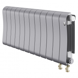 Радиатор биметаллический Royal Thermo Infinity 300 Silver Satin VR80 - 12 секций