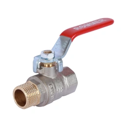 Кран шаровый Rommer 1/2″ ВР-НР, стандартный, ручка-рычаг