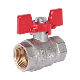 Кран шаровый Rommer 3/4″ ВР-ВР, стандартный, ручка-бабочка