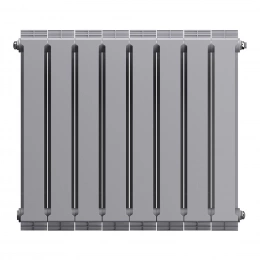 Биметаллический радиатор Royal Thermo PianoForte 500 Silver Satin (8 секций)