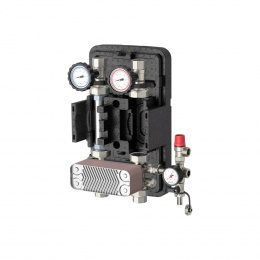 Насосная группа Varmega V-Flow с теплообменником, DN25, 30 пластин, нержавеющая сталь, без насоса