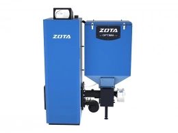 Котел твердотопливный автоматический Zota «Optima»-40