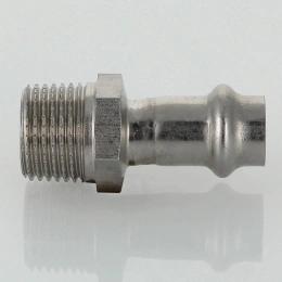 Муфта Inox-Press Valtec 15 мм х 1/2" (нар.резьба)