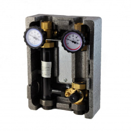 Группа быстрого монтажа BMU-C-40-25-NP NED Thermo InstallHEAT с 3-х ходовым смесителем 1" без насоса (правое подключение)