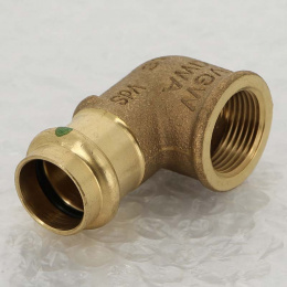 Угол пресс-В бронза Sanpress Viega 22x3/4
