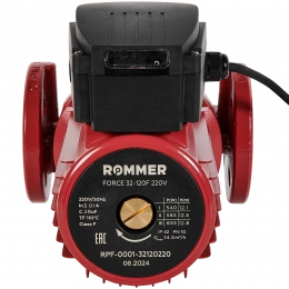 Насос циркуляционный Rommer FORCE 32-120F 220 V фланцевый
