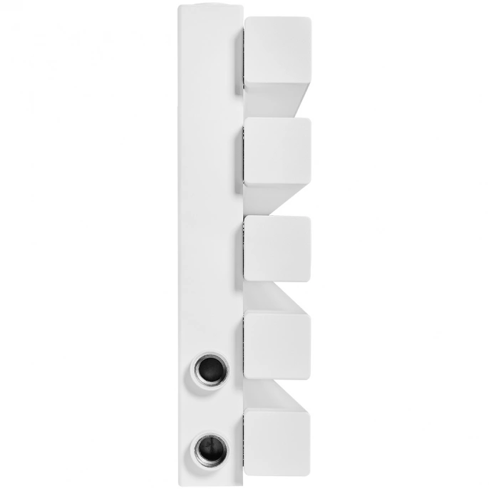 Трубчатый радиатор Stout TUBE QUADRO QV40-1750- 5 секций R нижнее правое подключение (белый муар)
