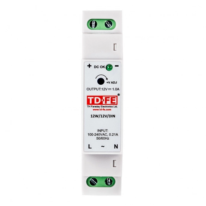 Блок питания MyHeat FARADAY 12W/12V/DIN.