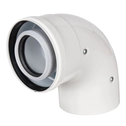Отвод конденсационный Rommer угол 90° D 60/100