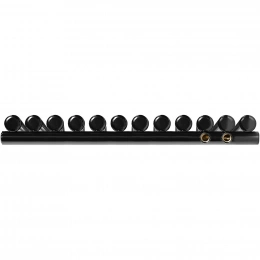 Трубчатый радиатор Stout TUBE ROUND R40 1-1750- 12 секций RT нижнее правое подключение (черный)