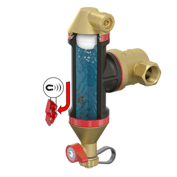 Сепаратор воздуха и грязи Flamco Flamcovent Clean Smart 3/4" EcoPlus
