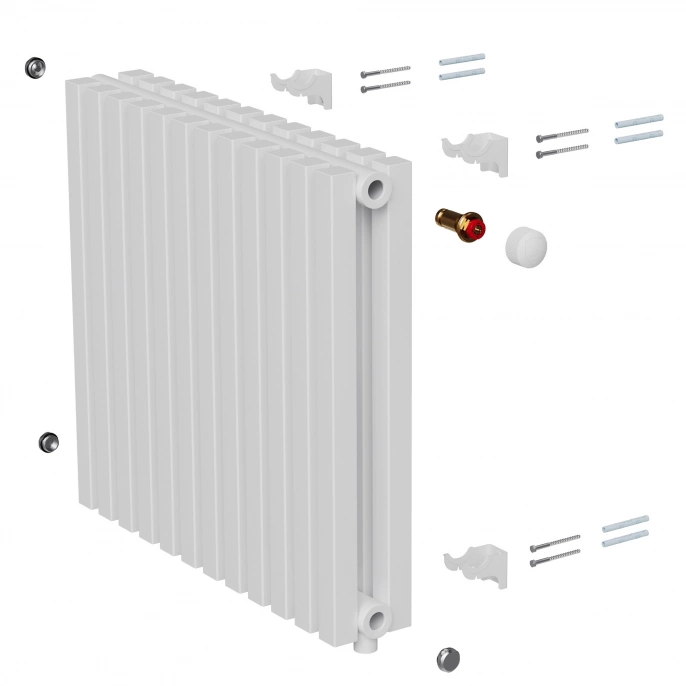 Дизайн-радиатор Royal Thermo Shift Q30 VC2050 - 16 секций RAL9016