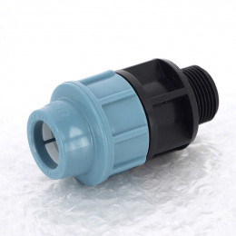Муфта обжим-Н для труб ПНД Unidelta 20x3/4