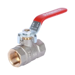 Кран шаровый Rommer 1/2″ ВР-ВР, стандартный, ручка-рычаг