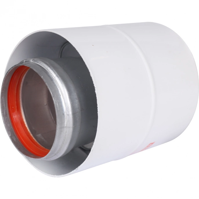 Начальный участок Rommer вертикальный D 60/100 (Baxi (кроме ECO Nova/Classic) хомут в комплекте + втулка D60 L-50