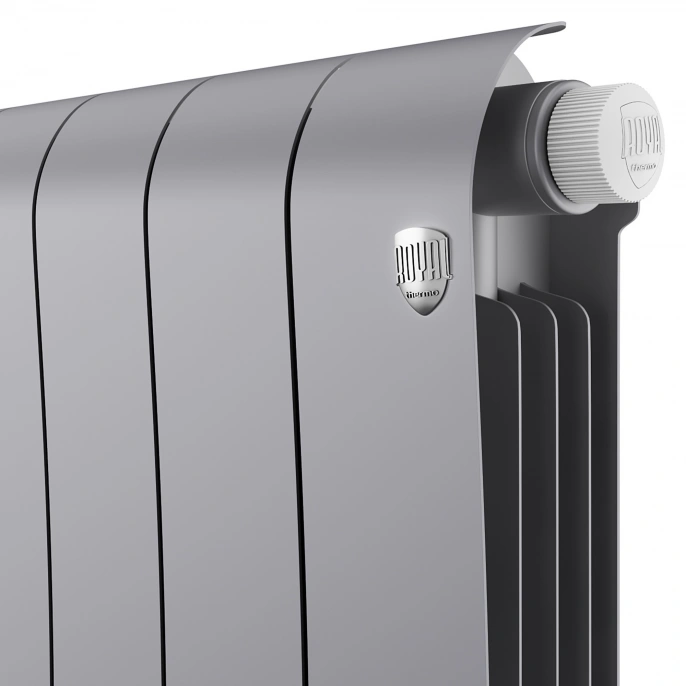 Радиатор биметаллический Royal Thermo Infinity 300 Silver Satin VR80 - 6 секций