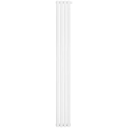Трубчатый радиатор Stout TUBE ROUND R40 1-1750- 4 секции RT нижнее правое подключение (белый)