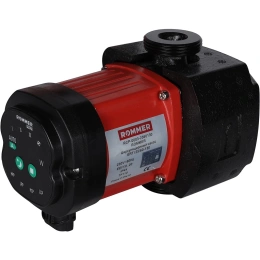 Насос циркуляционный Rommer ERTI 25/60-130, гайками и теплоизоляцией