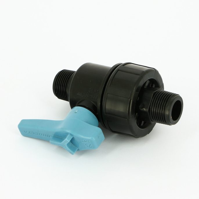 Кран НН Unidelta 3/4 х 3/4 для труб ПНД полипропилен PP-B
