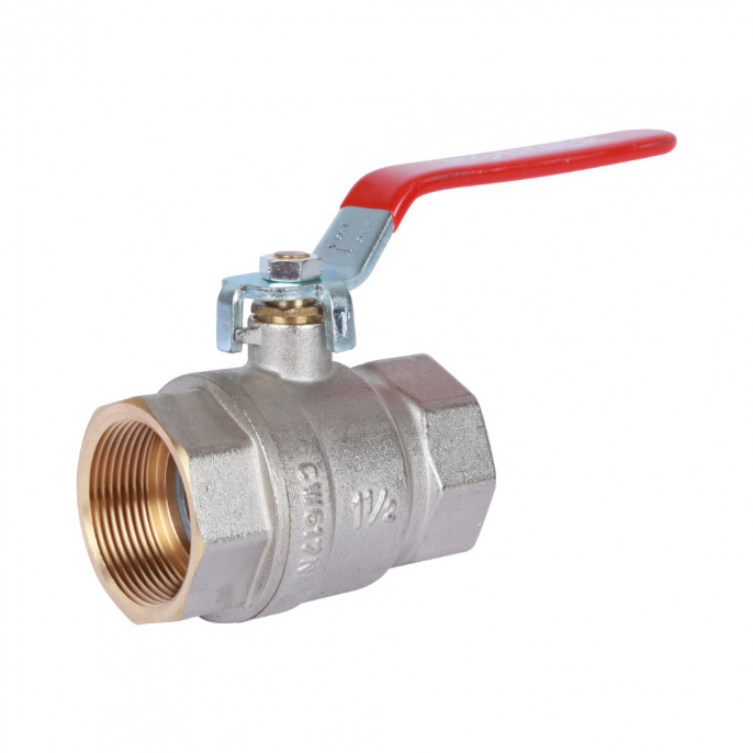 Кран шаровый Rommer 1 1/2" ВР-ВР, стандартный, ручка-рычаг