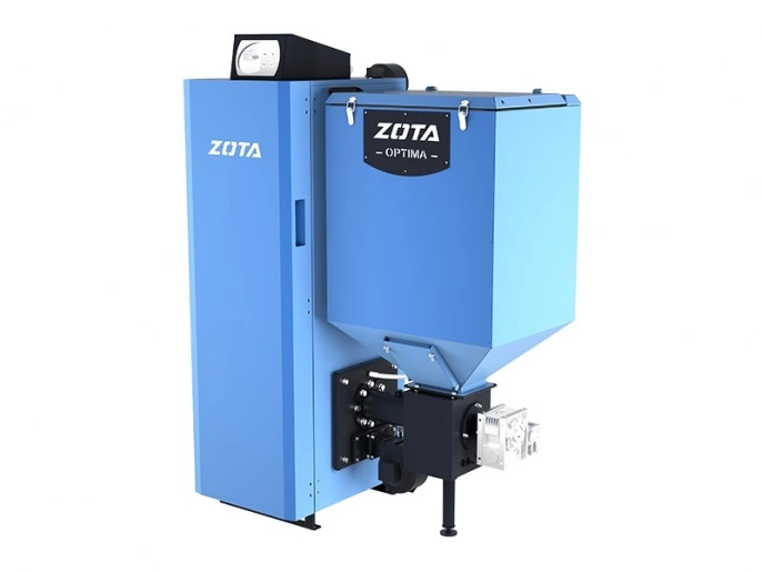 Котел твердотопливный автоматический Zota «Optima»-25