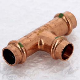 Тройник пресс медь Profipress Viega 15