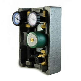 Группа быстрого монтажа BMU-C-40-25-P NED Thermo InstallHEAT с с 3-х ходовым смесителем 1" с насосом DAB VA 65/130 (правое подключение)