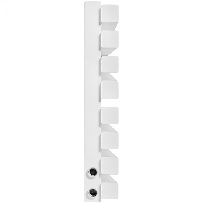 Трубчатый радиатор Stout TUBE QUADRO QV40-1750- 8 секций R нижнее правое подключение (белый муар)