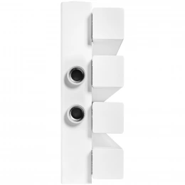 Трубчатый радиатор Stout TUBE QUADRO QV40-1750- 4 секции CU нижнее центральное подключение (белый муар)