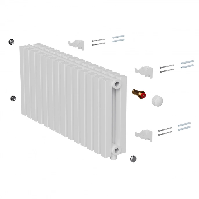 Дизайн-радиатор Royal Thermo Shift Q30 VC2030 - 32 секции RAL9016