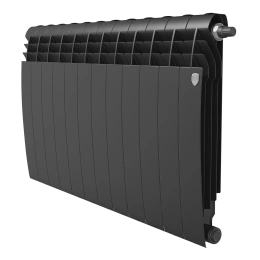 Биметаллический радиатор с нижним подключением Royal Thermo BiLiner Noir Sable 500 V 12 секций