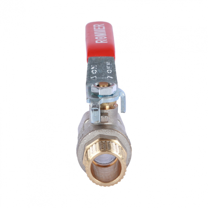 Кран шаровый Rommer 1/2" ВР-НР, стандартный, ручка-рычаг
