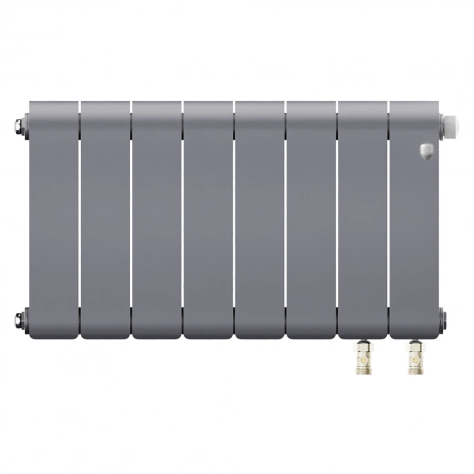Радиатор биметаллический Royal Thermo Infinity 300 Silver Satin VR80 - 8 секций