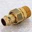 Муфта разъёмная пресс-Н бронза Sanpress Viega 15x3/4