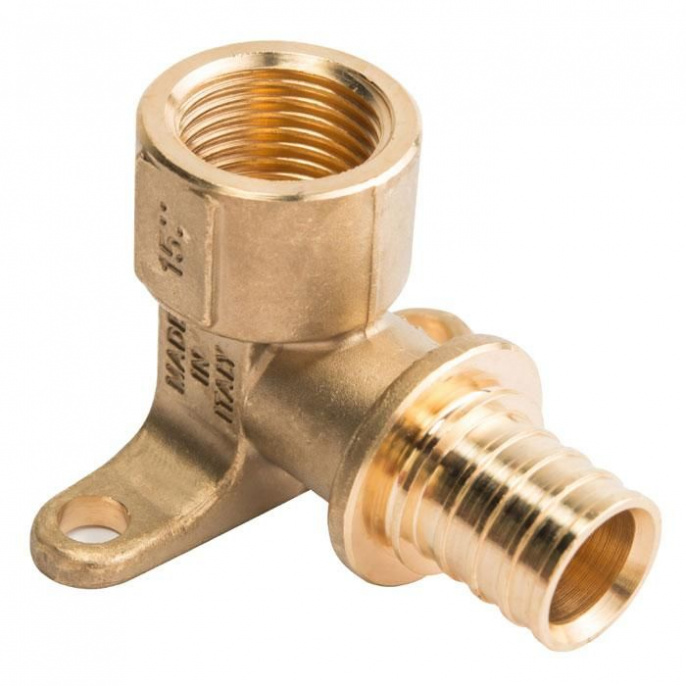 Угольник настенный с креплением 16xRp 1/2" Stout