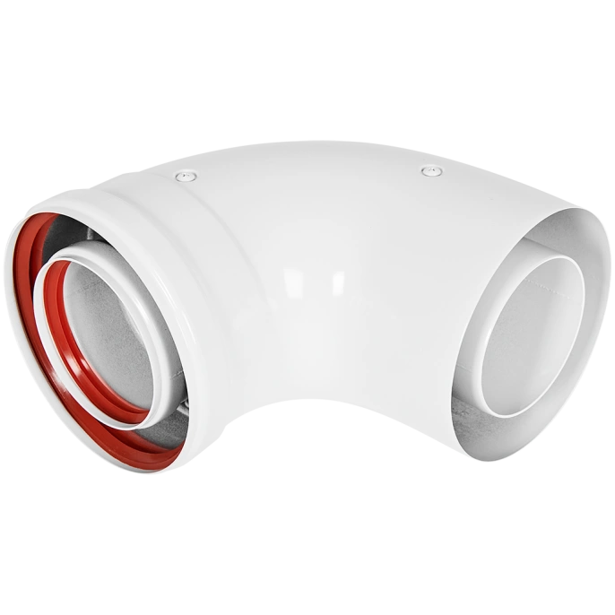 Отвод промежуточный раструбный Rommer 90° D 80/125 (наружный диаметр мама/папа)