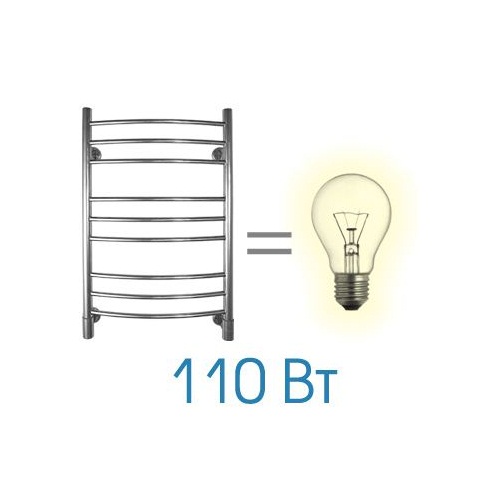 Полотенцесушитель электрический Energy ERGO 800х500