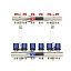 Коллекторная группа для отопления Varmega VM15806 ВР 1″, на 6 контуров 3/4″ EK, латунь