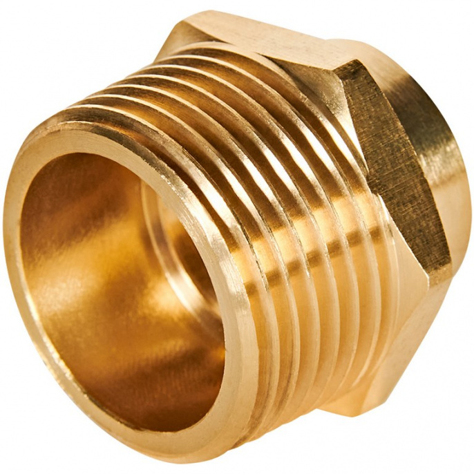 Переход Jintian ВП-НР 22x1 из латуни под пайку