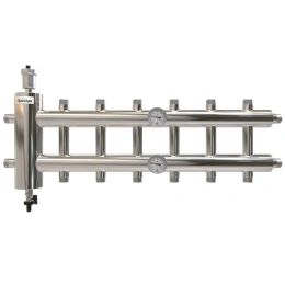 Коллектор с гидрострелкой ПроксиТерм GSK 25-7 Classic 1″ НР x 1″ 60 кВт 7 контуров
