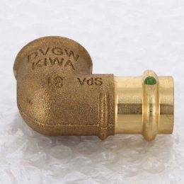 Угол пресс-В бронза Sanpress Viega 22x3/4