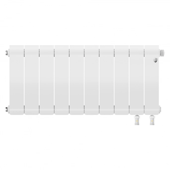 Радиатор биметаллический Royal Thermo Infinity 300 Bianco Traffico VR80 - 10 секций
