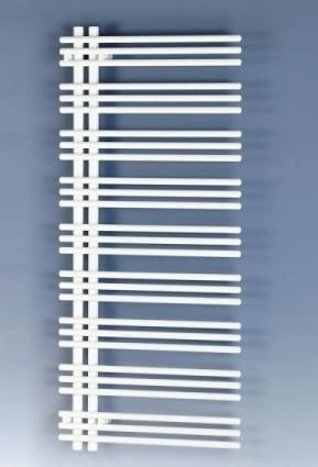 Полотенцесушитель водяной однорядный Zehnder Yucca Asymmetric YA-090-050 (белый)