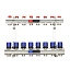 Коллекторная группа для отопления Varmega VM15808 ВР 1″, на 8 контуров 3/4″ EK, латунь