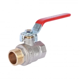 Кран шаровый Rommer 3/4″ ВР-НР, стандартный, ручка-рычаг