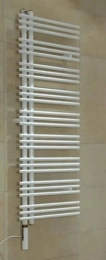 Электрический полотенцесушитель однорядный Zehnder Yucca Asymmetric YAE-170-60/RD (белый)