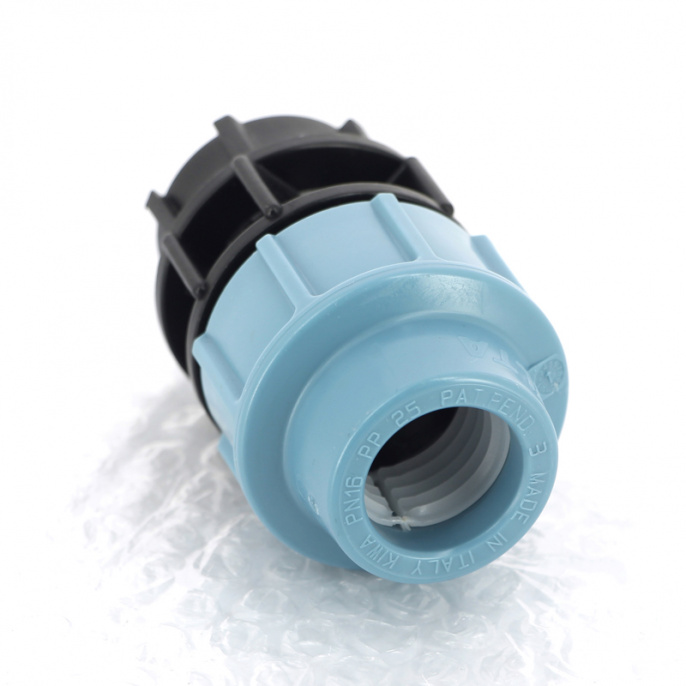 Муфта обжим-В для труб ПНД Unidelta 25x3/4